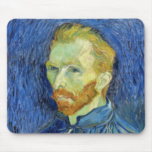 Vincent van Gogh - Selbstportrait mit Palette Mousepad (Vorne)