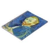 Vincent van Gogh - Selbstportrait mit Palette Notizblock (Linke Seite)