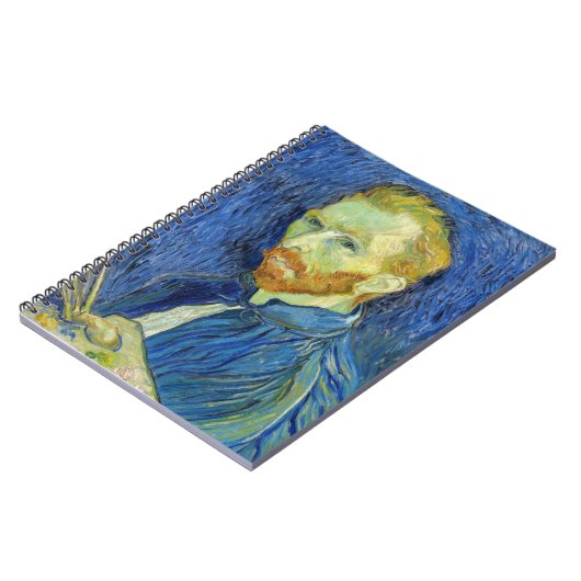 Vincent van Gogh - Selbstportrait mit Palette Notizblock (Linke Seite)