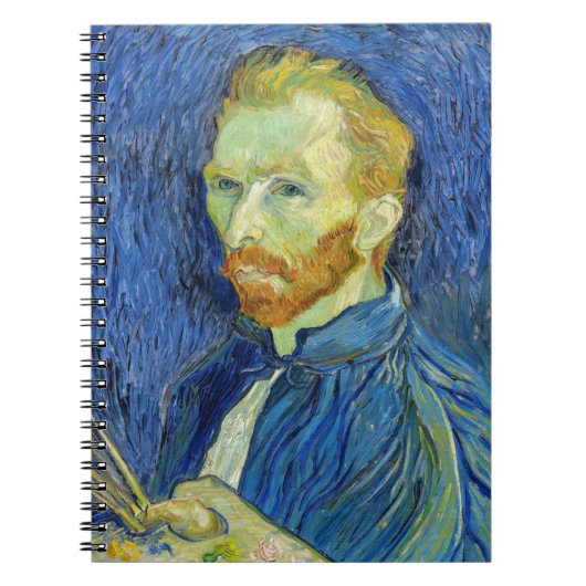 Vincent van Gogh - Selbstportrait mit Palette Notizblock (Vorderseite)