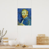 Vincent van Gogh - Selbstportrait mit Palette Poster (Küche)