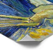 Vincent van Gogh - Selbstportrait mit Palette Poster (Ecke)