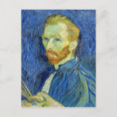 Vincent van Gogh - Selbstportrait mit Palette Postkarte (Vorderseite)