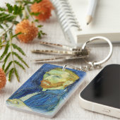 Vincent van Gogh - Selbstportrait mit Palette Schlüsselanhänger (Vorderseite rechts)