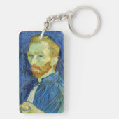 Vincent van Gogh - Selbstportrait mit Palette Schlüsselanhänger (Rückseite)