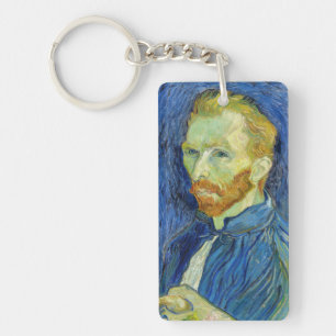 Vincent van Gogh - Selbstportrait mit Palette Schlüsselanhänger