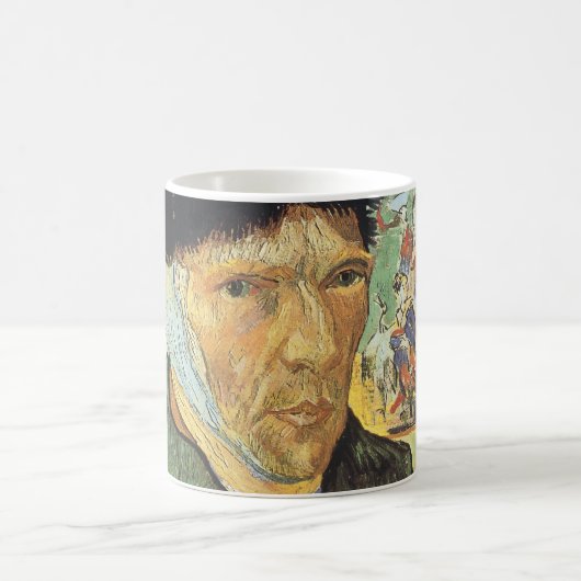 Vincent van Gogh - Selbstportrait mit verbanntem O Kaffeetasse (Mittel)
