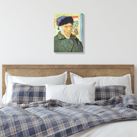 Vincent van Gogh - Selbstportrait mit verbanntem O Leinwanddruck (Insitu (Schlafzimmer))