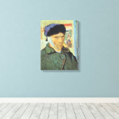 Vincent van Gogh - Selbstportrait mit verbanntem O Leinwanddruck (Insitu (Holzboden))