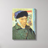 Vincent van Gogh - Selbstportrait mit verbanntem O Leinwanddruck (Vorderseite)