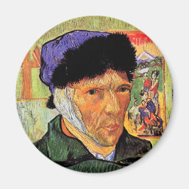 Vincent Van Gogh - Selbstportrait mit verbanntem O Magnet