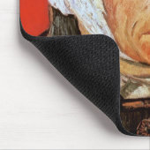 Vincent Van Gogh - Selbstportrait mit verbanntem O Mousepad (Ecke)