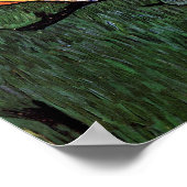 Vincent Van Gogh - Selbstportrait mit verbanntem O Poster (Ecke)