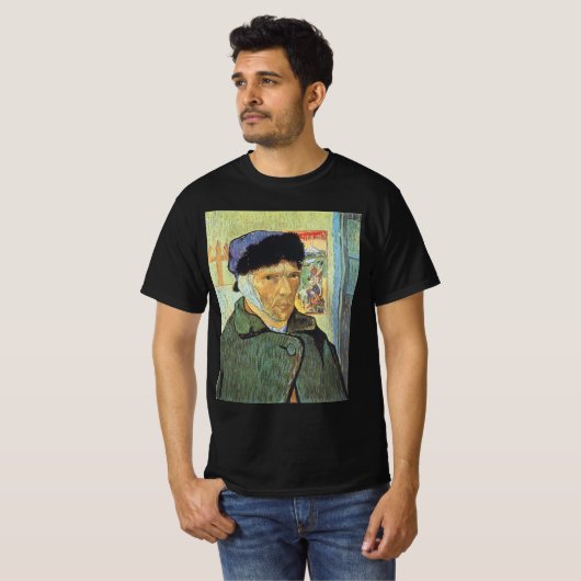 Vincent van Gogh - Selbstportrait mit verbanntem O T-Shirt (Vorne ganz)