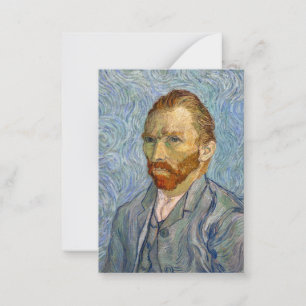 Vincent Van Gogh - Selbstportrait Mitteilungskarte