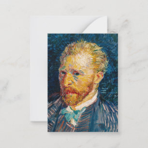 Vincent Van Gogh - Selbstportrait Mitteilungskarte