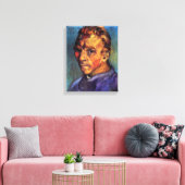 Vincent Van Gogh - Selbstportrait ohne Bart Leinwanddruck (Insitu (Wohnzimmer))