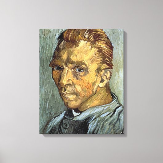 VINCENT VAN GOGH - Selbstportrait ohne Bart Leinwanddruck (Vorderseite)