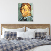 VINCENT VAN GOGH - Selbstportrait ohne Bart Leinwanddruck (Insitu (Schlafzimmer))