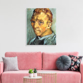 VINCENT VAN GOGH - Selbstportrait ohne Bart Leinwanddruck (Insitu (Wohnzimmer))