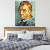 VINCENT VAN GOGH - Selbstportrait ohne Bart Leinwanddruck (Insitu (Schlafzimmer))