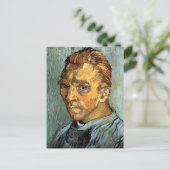 VINCENT VAN GOGH - Selbstportrait ohne Bart Postkarte (Stehend Vorderseite)