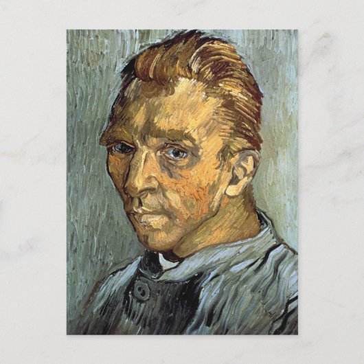 VINCENT VAN GOGH - Selbstportrait ohne Bart Postkarte (Vorderseite)