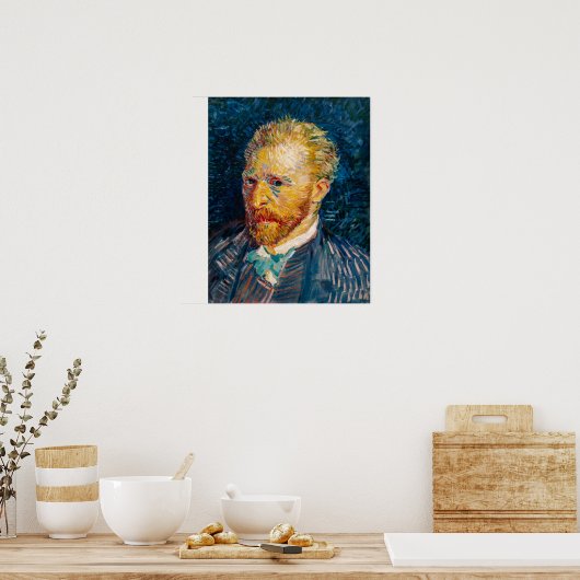 Vincent Van Gogh - Selbstportrait Poster (Küche)