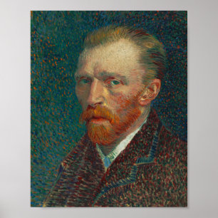 Vincent van Gogh - Selbstportrait Poster