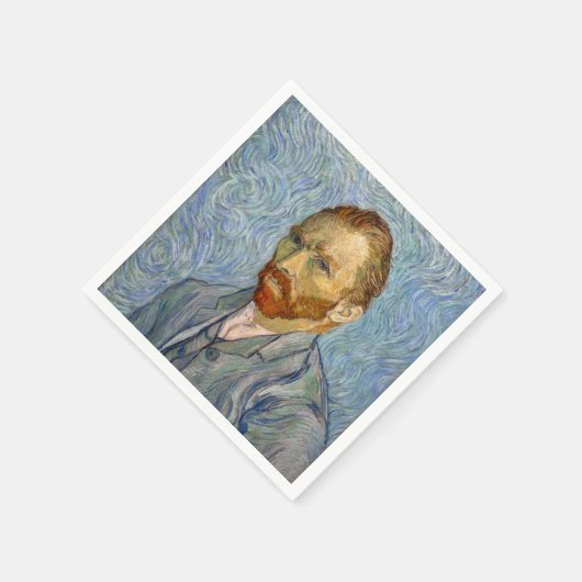 Vincent Van Gogh - Selbstportrait Serviette (Ecke)