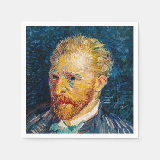 Vincent Van Gogh - Selbstportrait Serviette (Vorderseite)