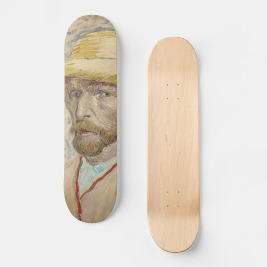Vincent van Gogh - Selbstportrait Skateboard (Vorderseite)