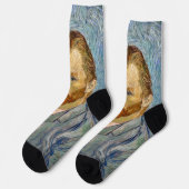 Vincent Van Gogh - Selbstportrait Socken (Linkes Detail)