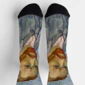 Vincent Van Gogh - Selbstportrait Socken (Oben)