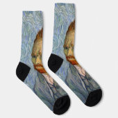 Vincent Van Gogh - Selbstportrait Socken (Rechts)