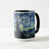 Vincent Van Gogh - Selbstportrait & Starry Night T Tasse (VorderseiteRechts)