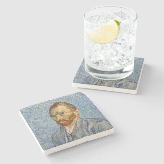 Vincent Van Gogh - Selbstportrait Steinuntersetzer (Seitenansicht)