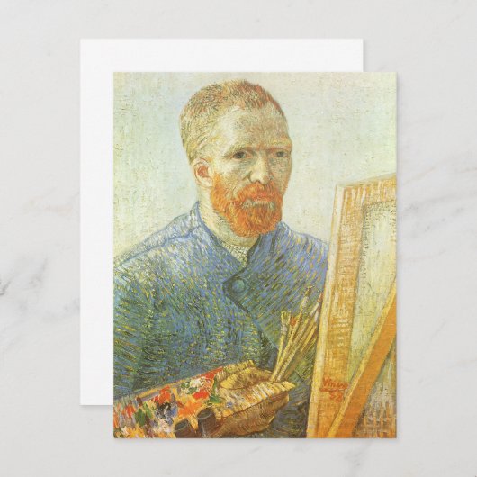 Vincent van Gogh - Selbstportrait vor Easel (Vorne/Hinten)