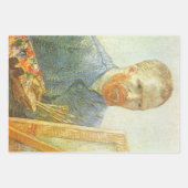 Vincent van Gogh - Selbstportrait vor Easel Geschenkpapier Set (Vorderseite)