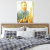 Vincent van Gogh - Selbstportrait vor Easel Leinwanddruck (Insitu (Schlafzimmer))