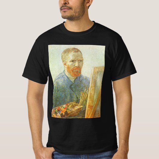 Vincent van Gogh - Selbstportrait vor Easel T-Shirt (Vorderseite)