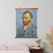 Vincent Van Gogh - Selbstportrait Wandteppich Mit Holzrahmen (Schlafzimmer)