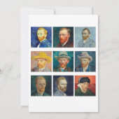 Vincent Van Gogh - Selbstportraits Einladung (Rückseite)