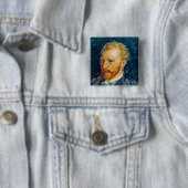 Vincent Van Gogh - Selbstporträt Button (Beispiel)