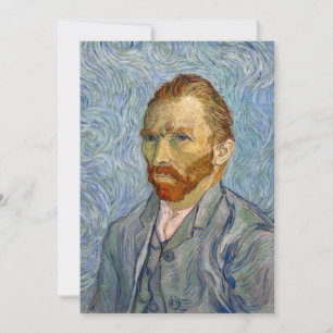 Vincent Van Gogh - Selbstporträt Dankeskarte