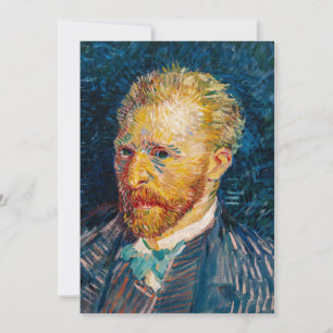 Vincent Van Gogh - Selbstporträt Einladung