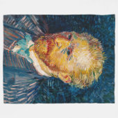 Vincent Van Gogh - Selbstporträt Fleecedecke (Vorderseite (Horizontal))