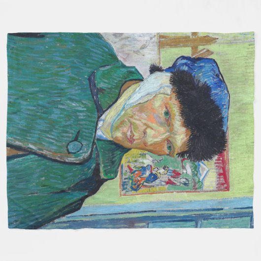 Vincent van Gogh - Selbstporträt mit bandagiertem Fleecedecke (Vorderseite (Horizontal))