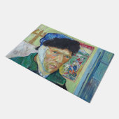 Vincent van Gogh - Selbstporträt mit bandagiertem  Fußmatte (Schrägansicht)