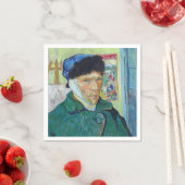 Vincent van Gogh - Selbstporträt mit bandagiertem Serviette (Beispiel)